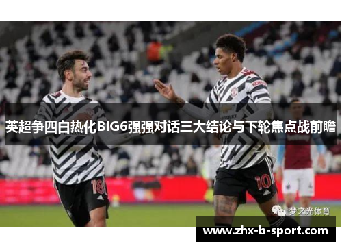 英超争四白热化BIG6强强对话三大结论与下轮焦点战前瞻